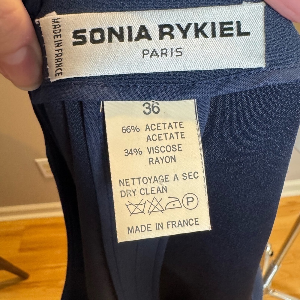 Sonia Rykiel Vintage Women’s Gold Button Blazer - size 36 - Picture 9 of 9